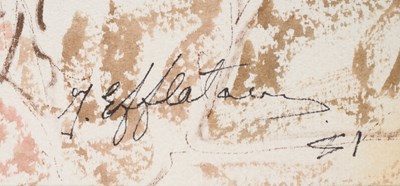 Lot 49 - INJI EFFLATOUN (EGYPTIAN 1924-1989)