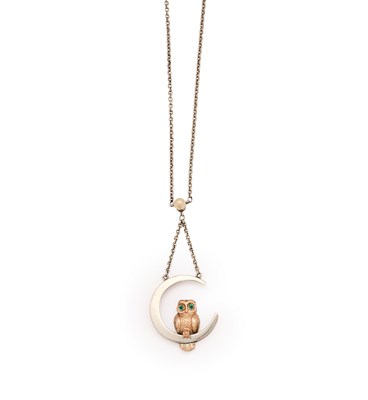 Lot 594 - TWO BROOCHES AND A PENDANT