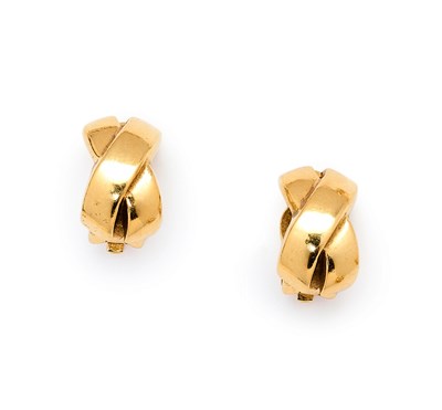 Lot 782 - PAIR OF EAR CLIPS, 1980s