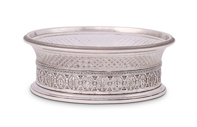 Lot 123 - A FRENCH SILVER-MOUNTED CUT-GLASS BOWL, EMILE LANGLOIS, PARIS, CIRCA 1900