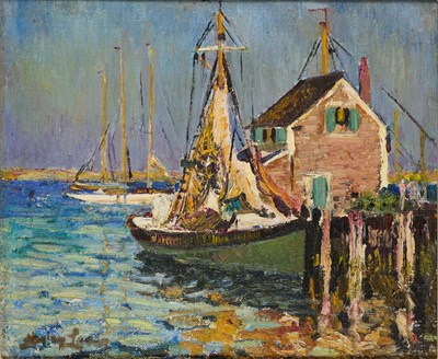 Lot 496 - RICHARD HAYLEY LEVER (AMERICAN 1876-1958)