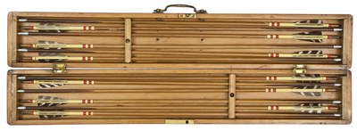 Lot 43 - THE CASED ARROW SET OF LADY WINGATE-SAUL, EARLY 20TH CENTURY