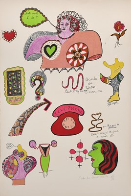 Lot 71 - NIKI DE SAINT PHALLE (FRENCH-AMERICAN 1930-2002)