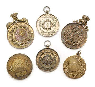 Lot 54 - A COLLECTION OF BELGIAN ARCHERY MEDALS, 19TH/20TH CENTURY