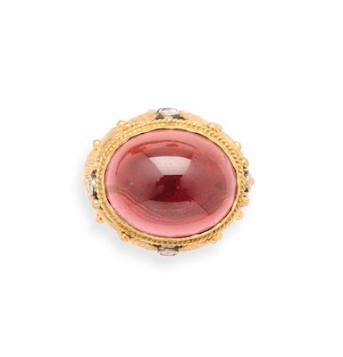 Lot 642 - FOUR GEM-SET RINGS