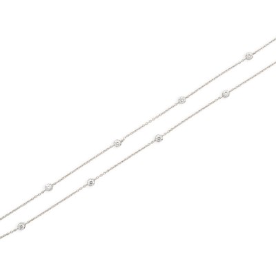 Lot 772 - DIAMOND NECKLACE