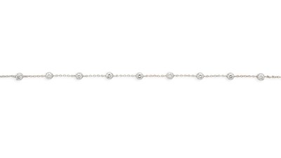 Lot 774 - DIAMOND BRACELET