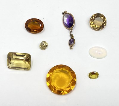 Lot 429 - SMALL COLLECTION OF UNMOUNTED GEM STONES