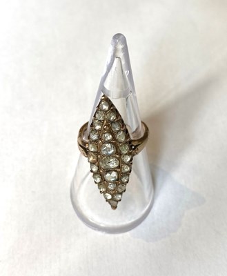 Lot 352 - OTTOMAN DIAMOND RING, 1890s