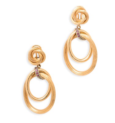 Lot 730 - PAIR OF EARRINGS
