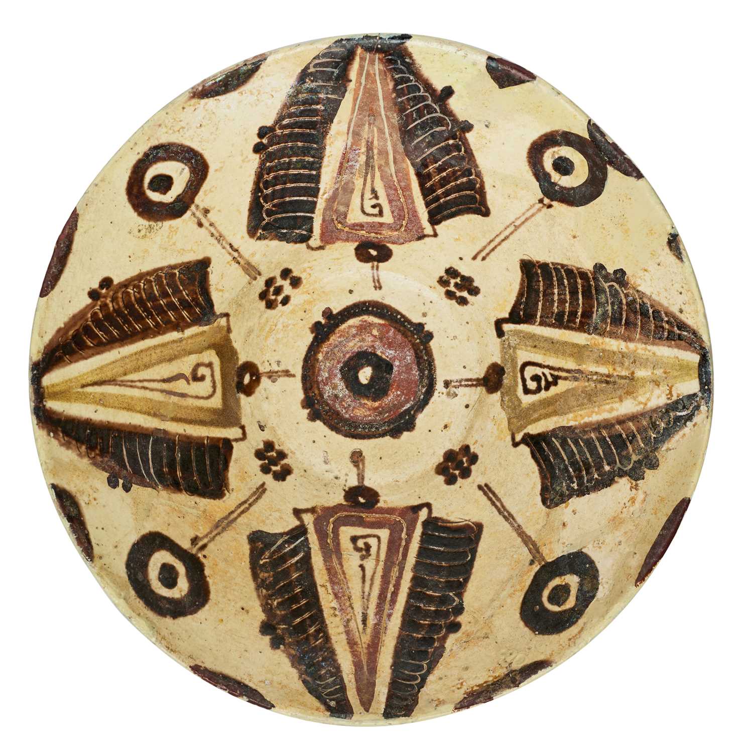 Lot 356 - A NISHAPUR POTTERY BOWL, PERSIA, 10TH CENTURY