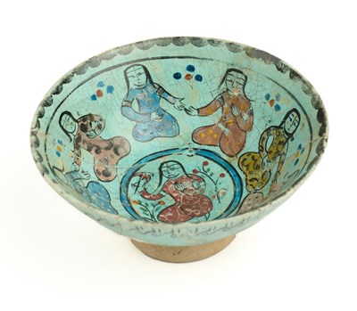 Lot 151 - A SMALL 'MINAI' BOWL, PERSIA, 12TH/13TH CENTURY