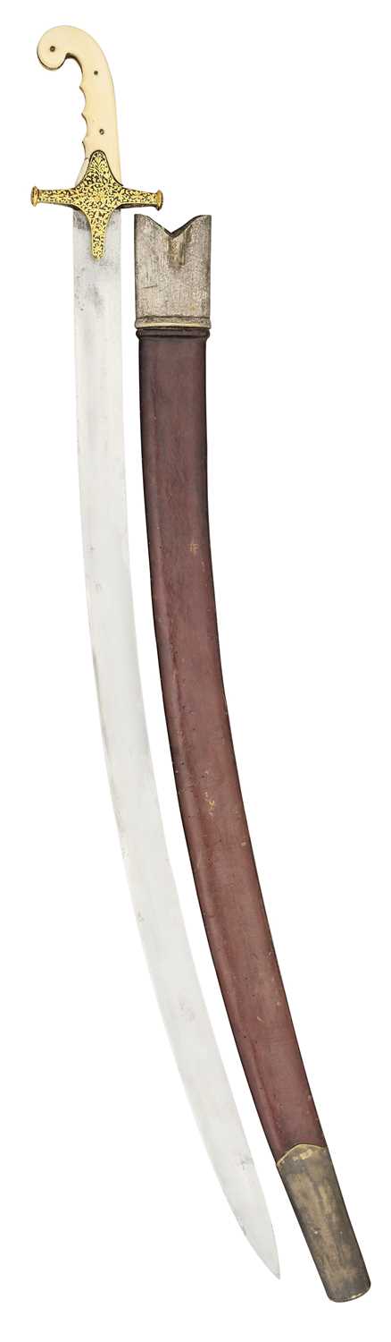 Lot 13 - AN INDO-PERSIAN SWORD (SHAMSHIR), 19TH CENTURY