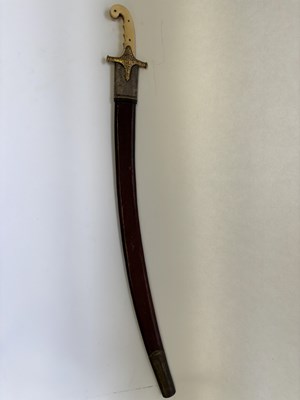Lot 13 - AN INDO-PERSIAN SWORD (SHAMSHIR), 19TH CENTURY