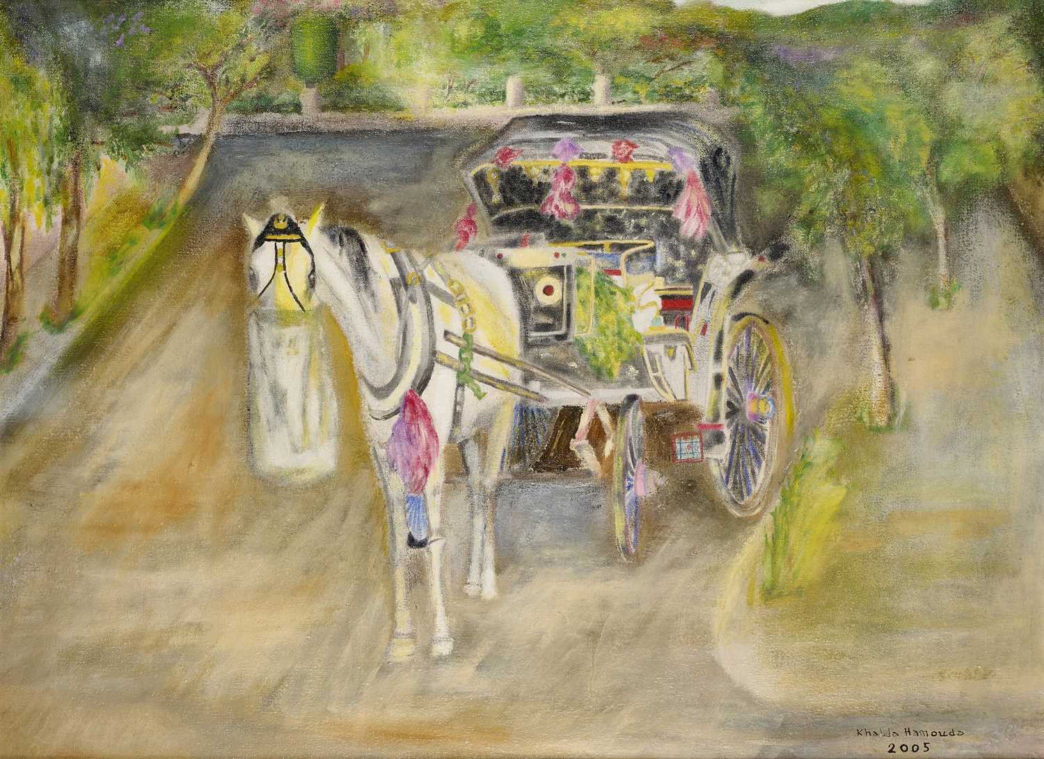 Lot 349 - KHALDA HAMOUDA (EGYPTIAN B.1953)