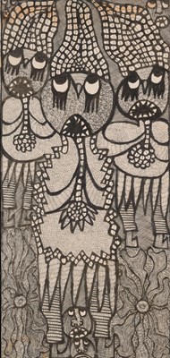 Lot 509 - ATTRIBUTED TO ZACHEUS OLOWONUBI OLORUNTOBA (NIGERIAN 1934-2014)