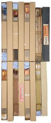 Lot 103 - AN APOLLO SWIFT BOW AND SEVEN BOXED SETS OF CONTEMPORARY ARROWS