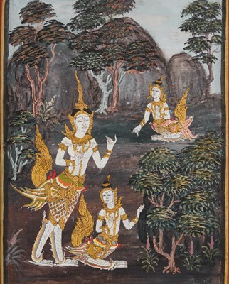 Lot 226 - THREE KINNARIS, THAILAND, CIRCA 1900
