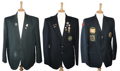 Lot 120 - THREE ARCHERY JACKETS, LATE 20TH CENTURY
