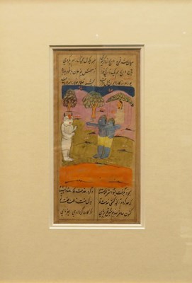 Lot 188 - THREE INDIAN PAINTINGS