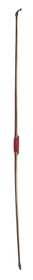 Lot 15 - A RARE PRIZE LONGBOW BY THOMAS WARING, LONDON, DATED 1828