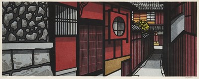 Lot 144 - CLIFTON KHARHU (1927-2007), WOODCUT PRINT