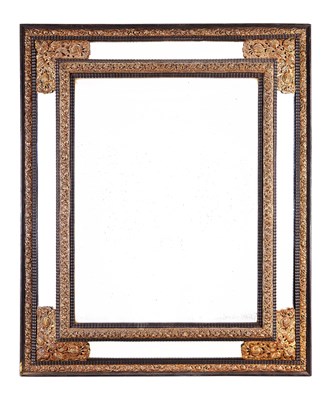 Lot 540 - A FRANCO-FLEMISH WALL MIRROR, 17TH CENTURY STYLE