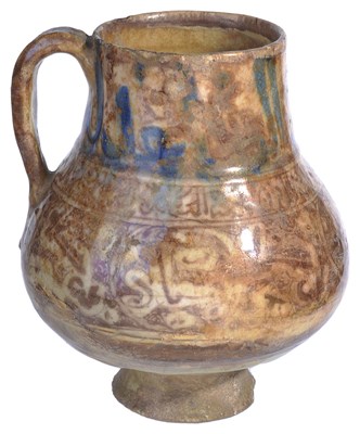 Lot 209 - A RAQQA LUSTRE JUG