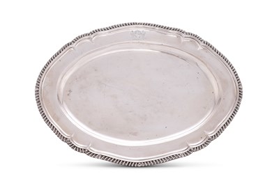 Lot 224 - A GEORGE III SILVER MEAT DISH, WILLIAM PITTS, LONDON, 1788
