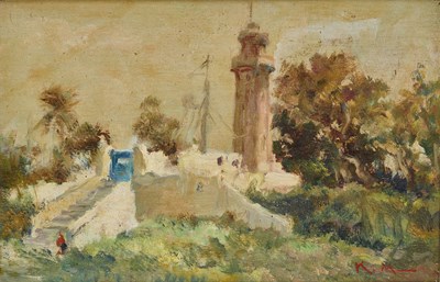 Lot 84 - KAMEL MOUSTAFA (EGYPTIAN 1917-1982)