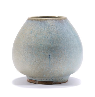 Lot 127 - A CHINESE JUN 'LOTUS' WATERPOT, YUAN DYNASTY (1279-1368)