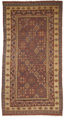 Lot 239 - A KHOTAN CARPET, EAST TURKESTAN, EARLY 19TH CENTURY