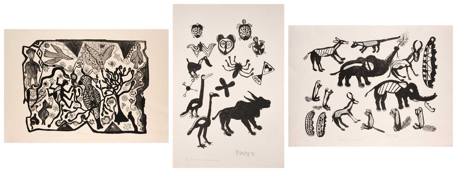 Lot 340 - QWAA (BOTSWANAN circa 1920-1990) AND THAMAE KAASHE (BOTSWANAN B.1979)