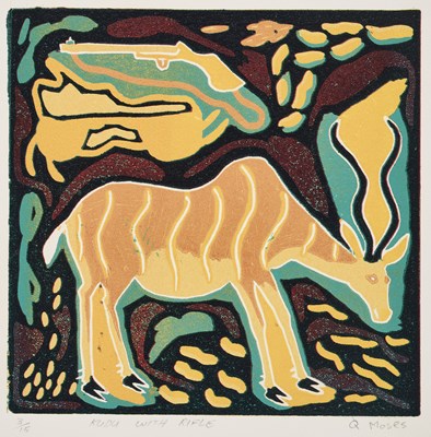 Lot 28 - QAEQHAO MOSES (BOTSWANAN B.1973) AND THAMAE KAASHE (BOTSWANAN B.1979)