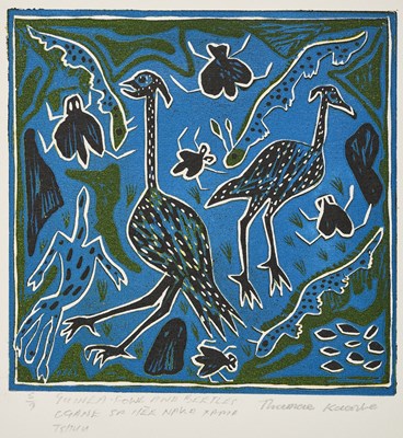 Lot 28 - QAEQHAO MOSES (BOTSWANAN B.1973) AND THAMAE KAASHE (BOTSWANAN B.1979)