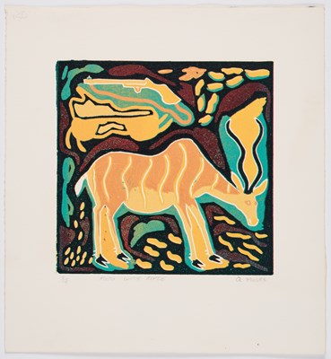 Lot 28 - QAEQHAO MOSES (BOTSWANAN B.1973) AND THAMAE KAASHE (BOTSWANAN B.1979)
