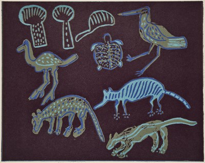 Lot 29 - QWAA (BOTSWANAN circa 1920-1990) AND THAMAE KAASHE (BOTSWANAN B.1979)