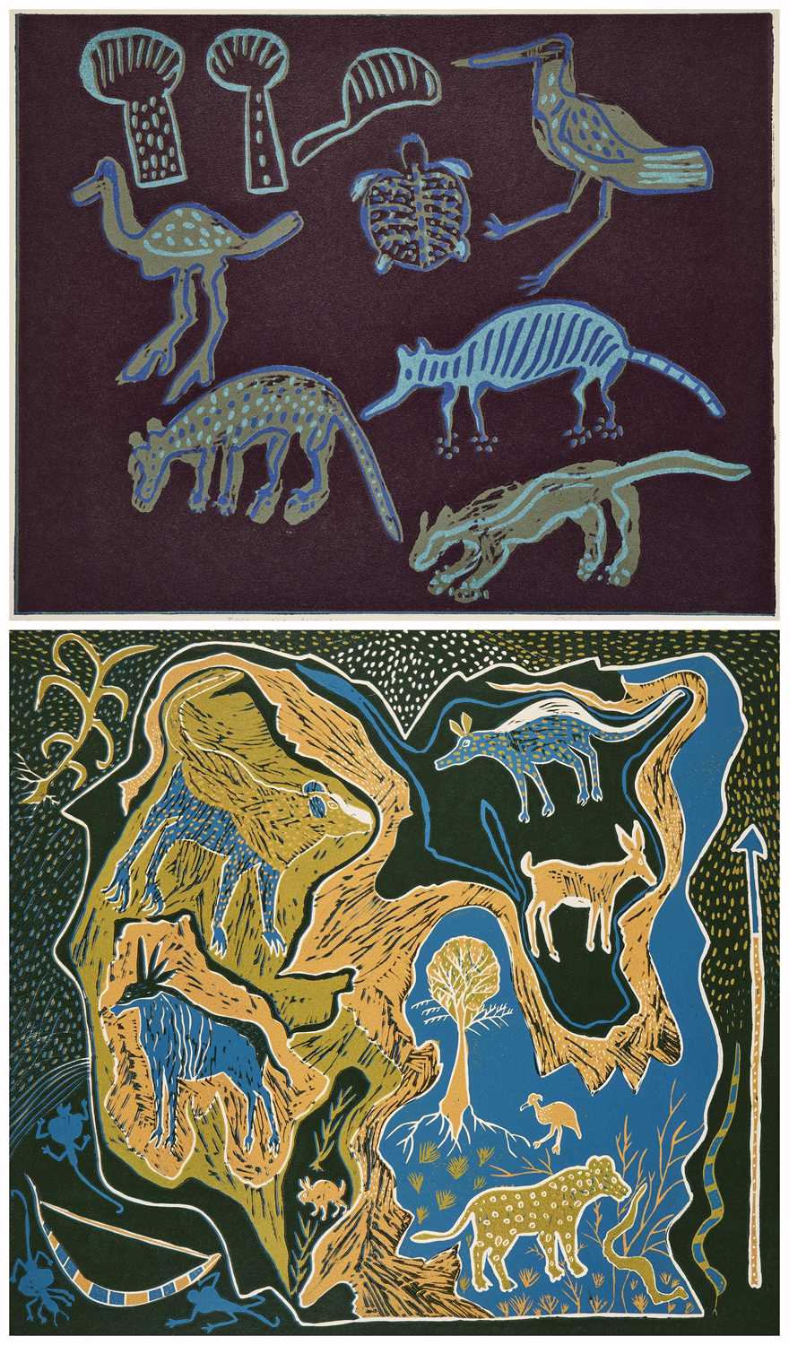 Lot 29 - QWAA (BOTSWANAN circa 1920-1990) AND THAMAE KAASHE (BOTSWANAN B.1979)