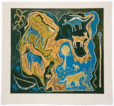 Lot 29 - QWAA (BOTSWANAN circa 1920-1990) AND THAMAE KAASHE (BOTSWANAN B.1979)