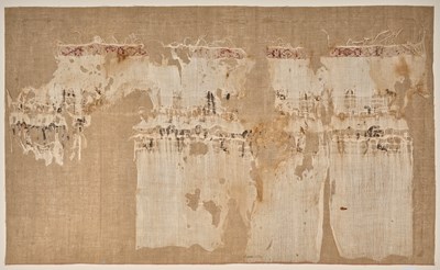 Lot 197 - TWO TIRAZ FRAGMENTS, PROBABLY FATIMID, EGYPT, 10TH/11TH CENTURY