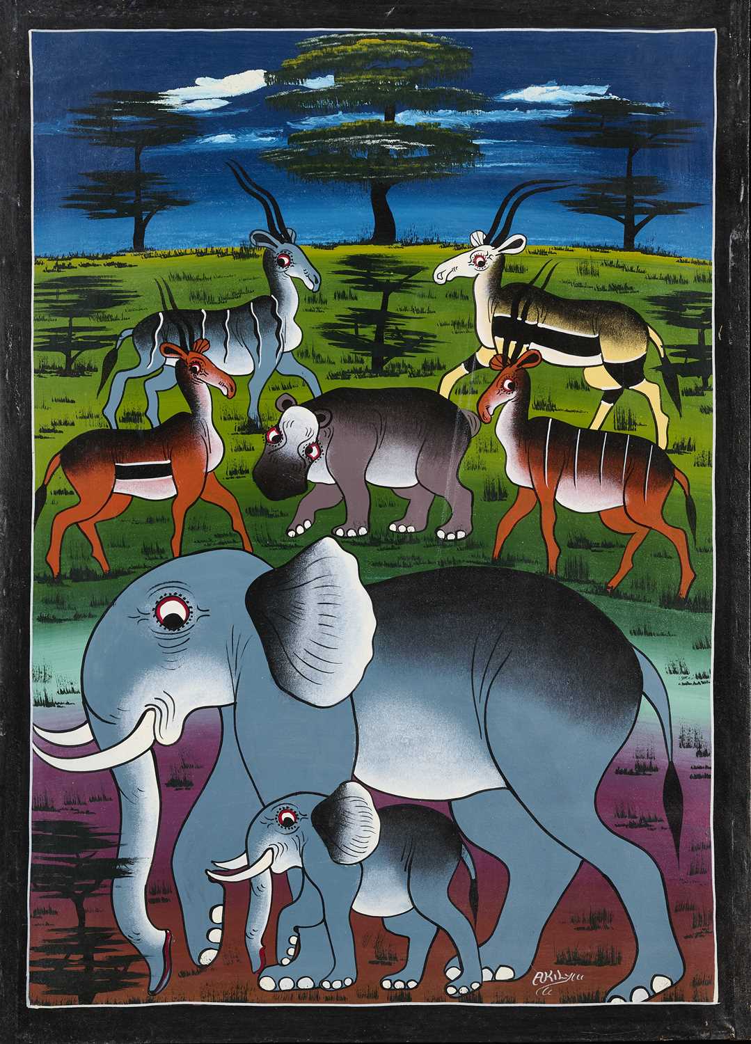 Lot 21 - TINGATINGA SCHOOL (TANZANIAN 20TH CENTURY)