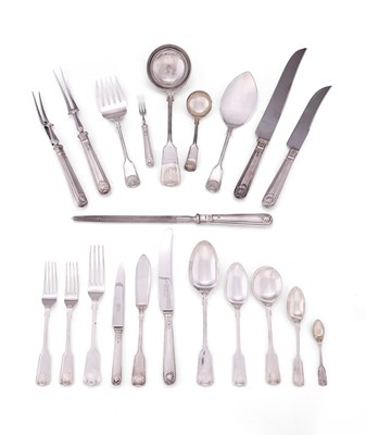 Lot 147 - A CANTEEN OF TABLE SILVER, COOPER BROTHERS & SONS LTD., SHEFFIELD, 1973