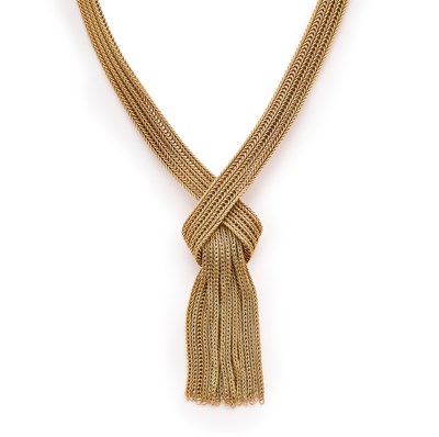 Lot 721 - GOLD NECKLACE, 1966