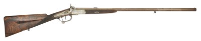 Lot 301 - A .350 (100 BORE) PIN-FIRE SPORTING RIFLE BY J. BEATTIE, 205 REGENT STREET, LONDON