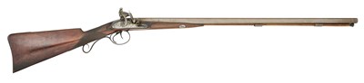 Lot 284 - AN 18 BORE FLINTLOCK D.B. SPORTING GUN BY THEWLIS, HUDDERSFIELD, CIRCA 1815-20