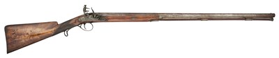 Lot 285 - AN 18 BORE FLINTLOCK SPORTING GUN BY BISSELL OF BIRMINGHAM, CIRCA 1815-20