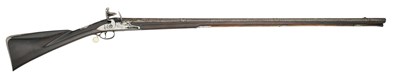 Lot 279 - A 20 BORE FLINTLOCK SPORTING GUN BY BENJAMIN GRIFFIN, LONDON, CIRCA 1760