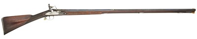 Lot 281 - A 16 BORE FLINTLOCK SPORTING GUN ALMOST CERTAINLY BY H.W. MORTIMER OF LONDON