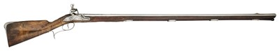 Lot 291 - A GERMAN (BAVARIAN) 15 BORE FLINTLOCK SPORTING GUN FOR BALL, CIRCA 1710-20