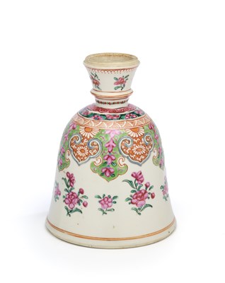 Lot 219 - A FAMILLE ROSE HUQQA BOTTLE, CHINA FOR THE INDIAN MARKET, 19TH CENTURY